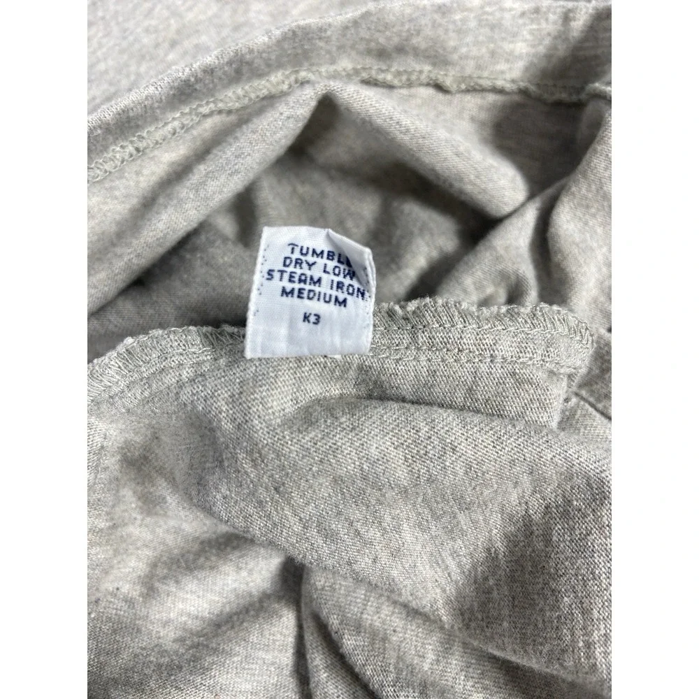 Vintage Polo Ralph Lauren Mens Turtleneck Shirt Large Gray Long Sleeve Old Money